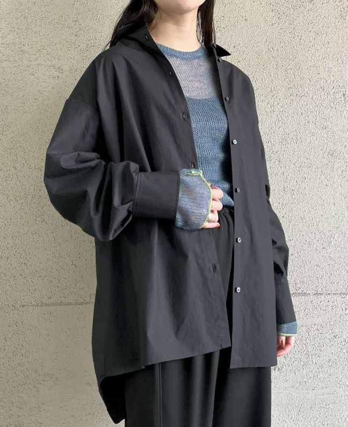 バックシャーリングオーバーシャツ(2色)