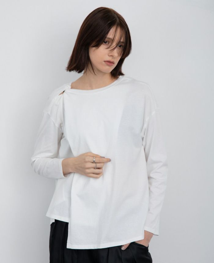 ツイストアシメロンT(2色)