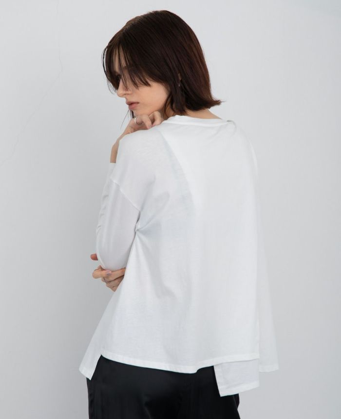 ツイストアシメロンT(2色)