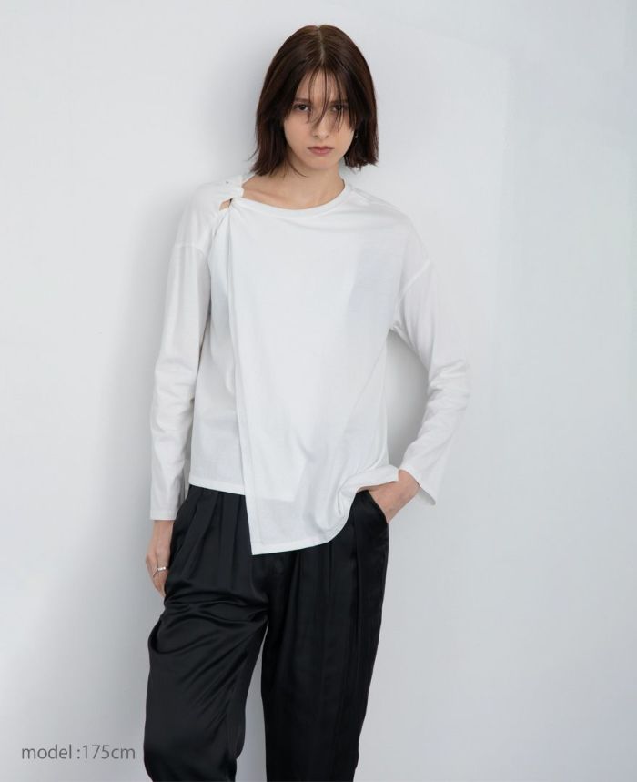 ツイストアシメロンT(2色)