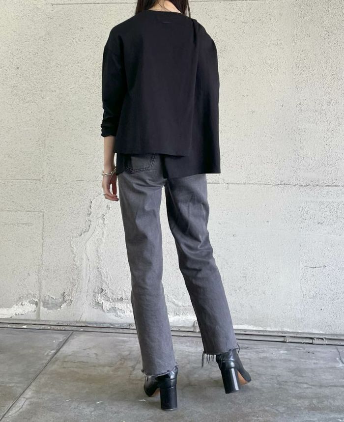 ツイストアシメロンT(2色)