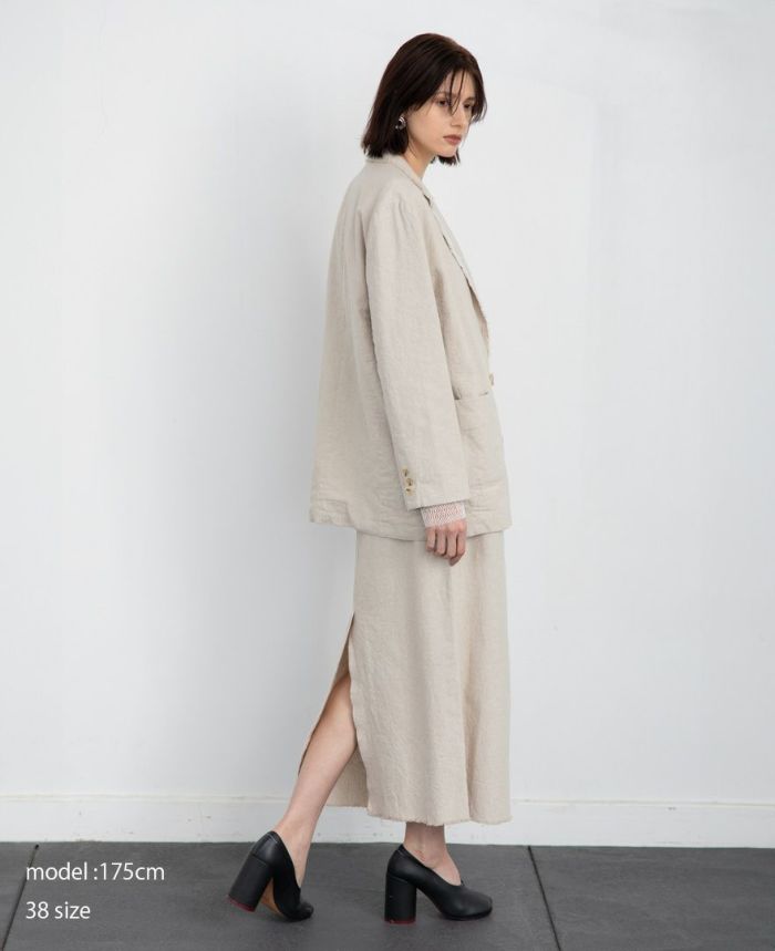 コットンリネンオーバージャケット(2色)
