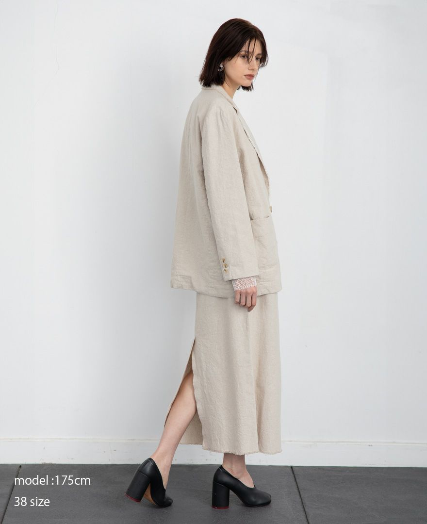 コットンリネンオーバージャケット(2色)