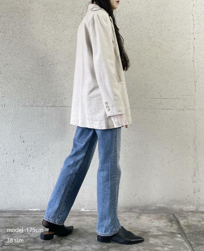 コットンリネンオーバージャケット(2色)