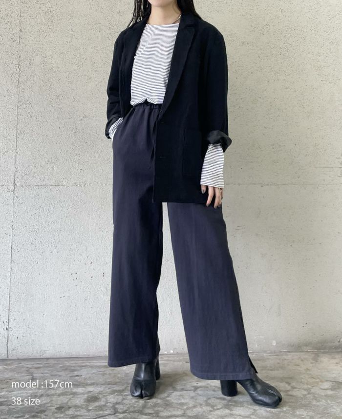 コットンリネンオーバージャケット(2色)