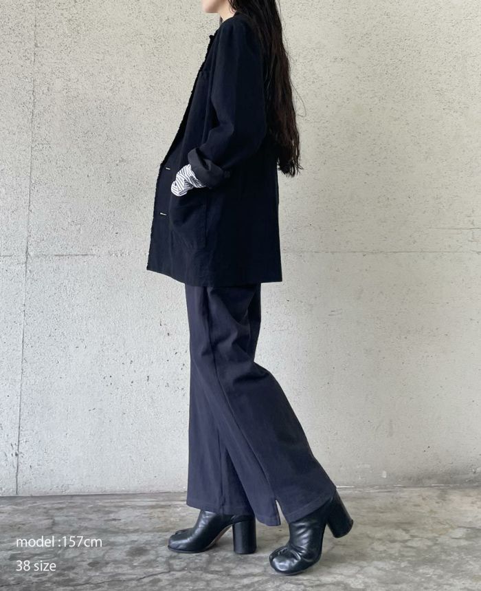 コットンリネンオーバージャケット(2色)