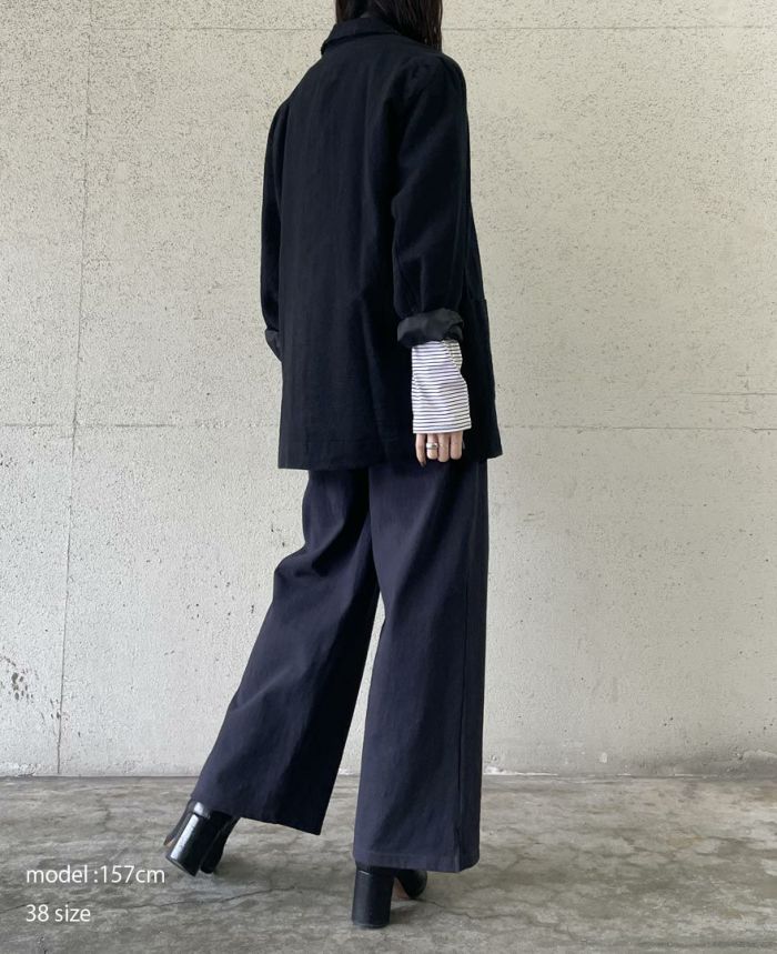 コットンリネンオーバージャケット(2色)