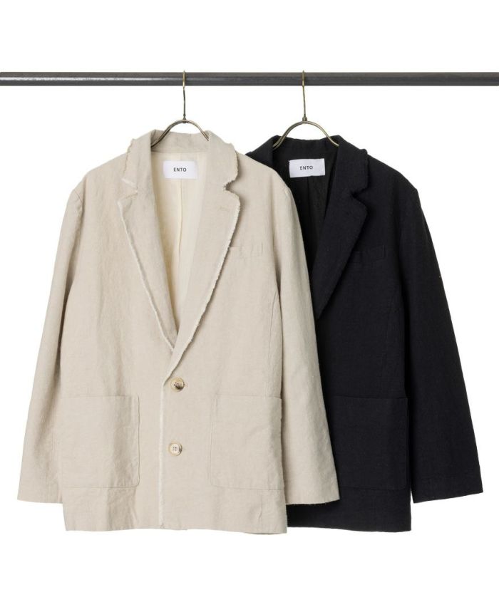 コットンリネンオーバージャケット(2色)