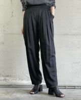 サテン3タックパンツ(2色)