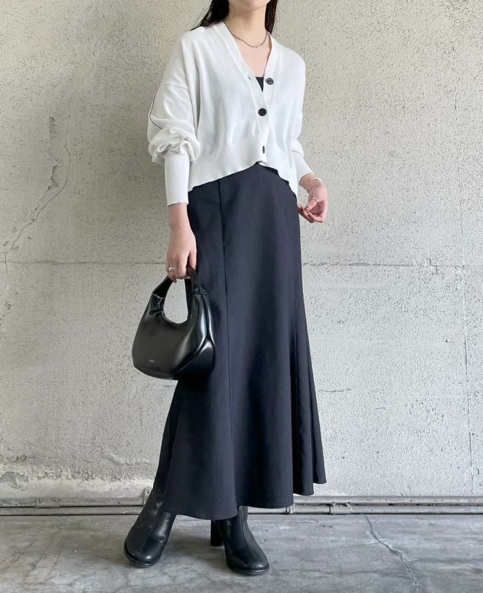 フラットパターンコットンカーディガン(3色)