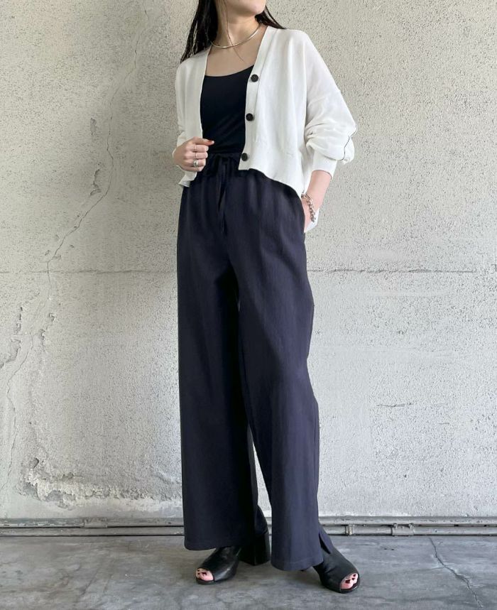 フラットパターンコットンカーディガン(3色)