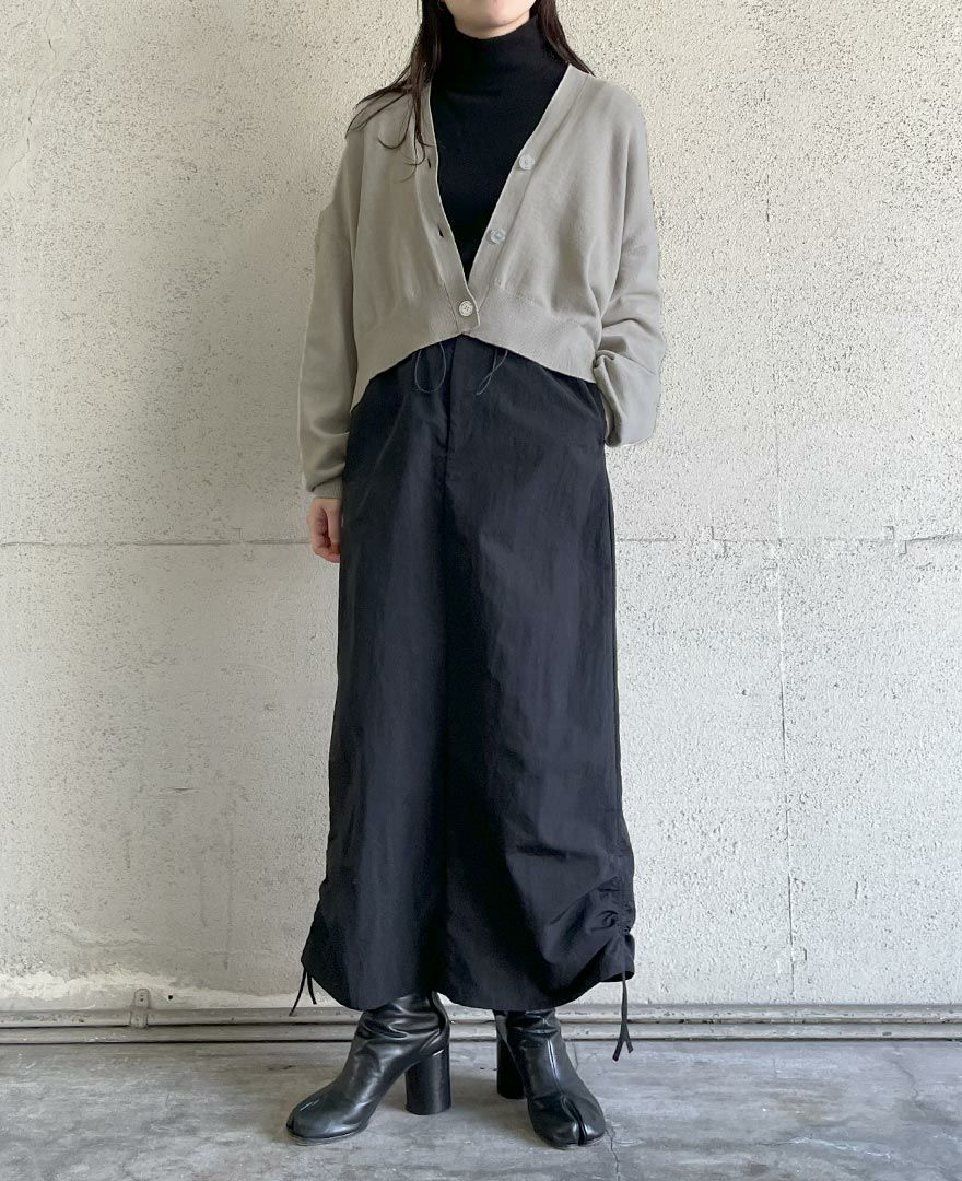 フラットパターンコットンカーディガン(3色)