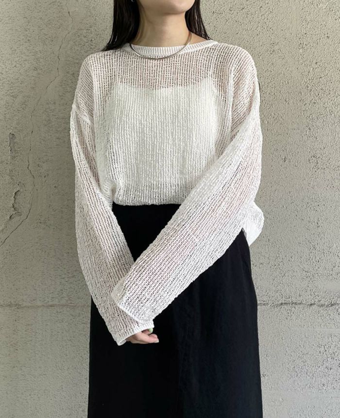 コットンメッシュ2WAYプルオーバー(4色)