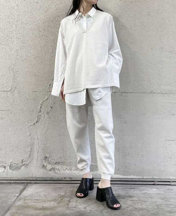 Vネックオーバーベスト(3色)