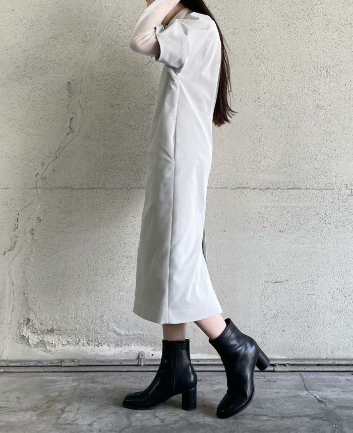 ランタンスリーブワンピース(2色)