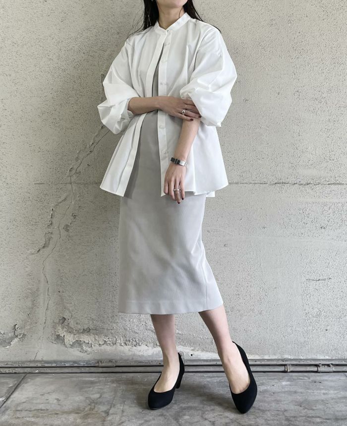 ランタンスリーブワンピース(2色)