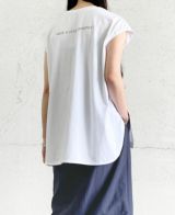 バックプリントオーバーノースリカットソー(2色)