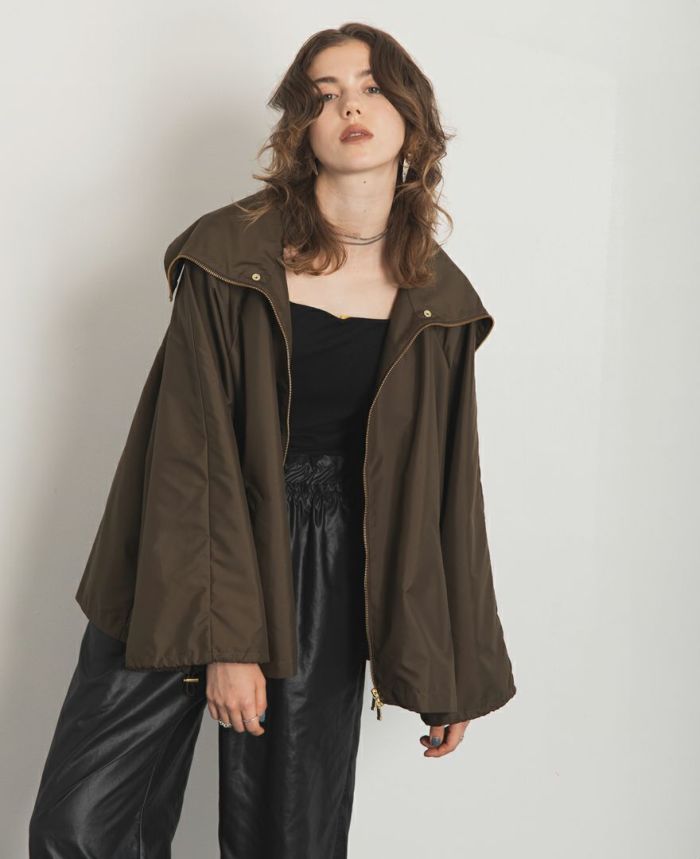 LOHEN ビックカラー2wayエコレザーブルゾン 50%off】ビッグカラーブルゾン(2色) | CLOCHE ONLINE SHOP