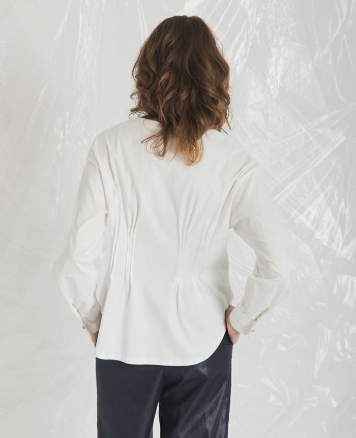 シャツスリーブ切替ロンT