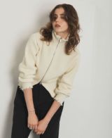 40%off】2WAYジップダメージニット(3色) | CLOCHE ONLINE SHOP