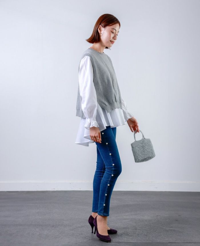 ニットベストブラウスセット | CLOCHE ONLINE SHOP ニットベストブラウスセット | CLOCHE ONLINE SHOP