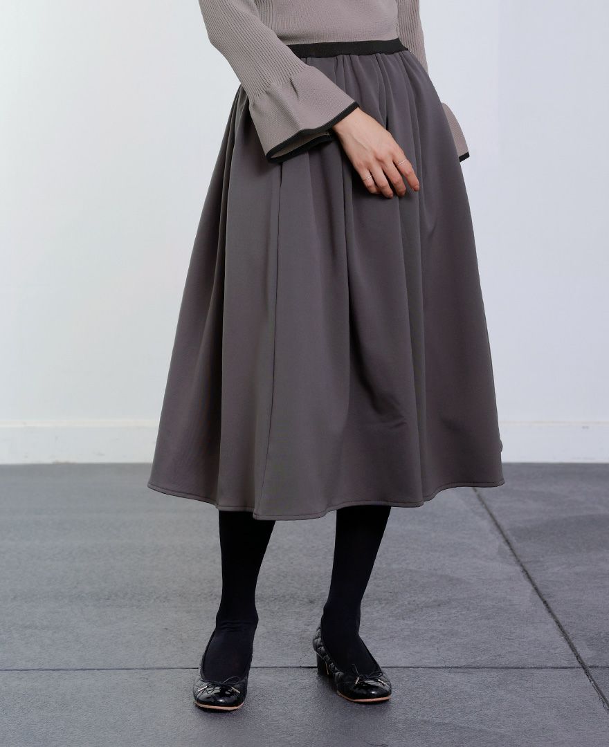 TRECODE トレコード 裏起毛であったか着心地ラクちん大人可愛い神戸・山の手裏起毛スカート
