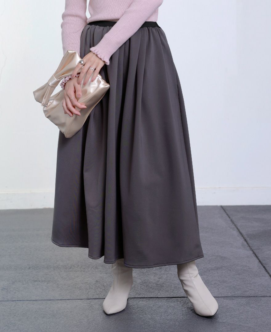 TRECODE トレコード 裏起毛であったか着心地ラクちん大人可愛い神戸・山の手裏起毛スカート