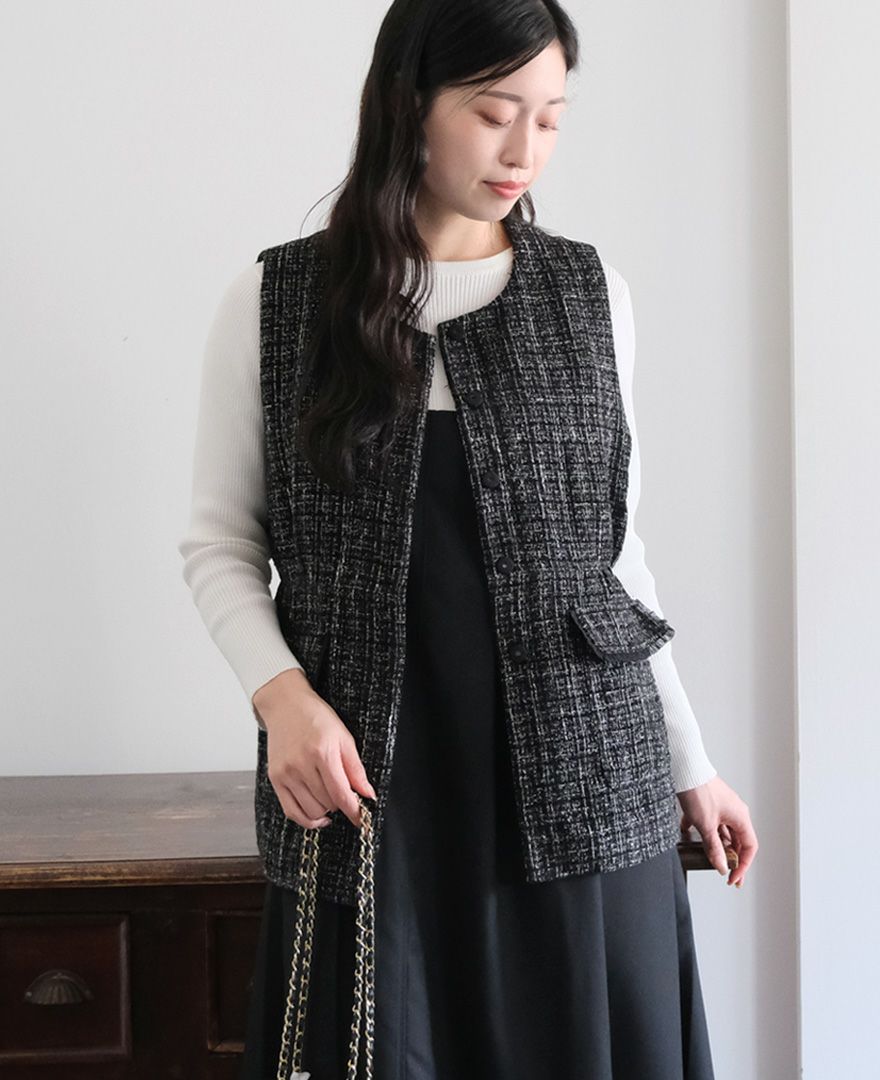 30％OFF】ペプラムライトダウンベスト / TRECODE公式通販 「大人可愛い