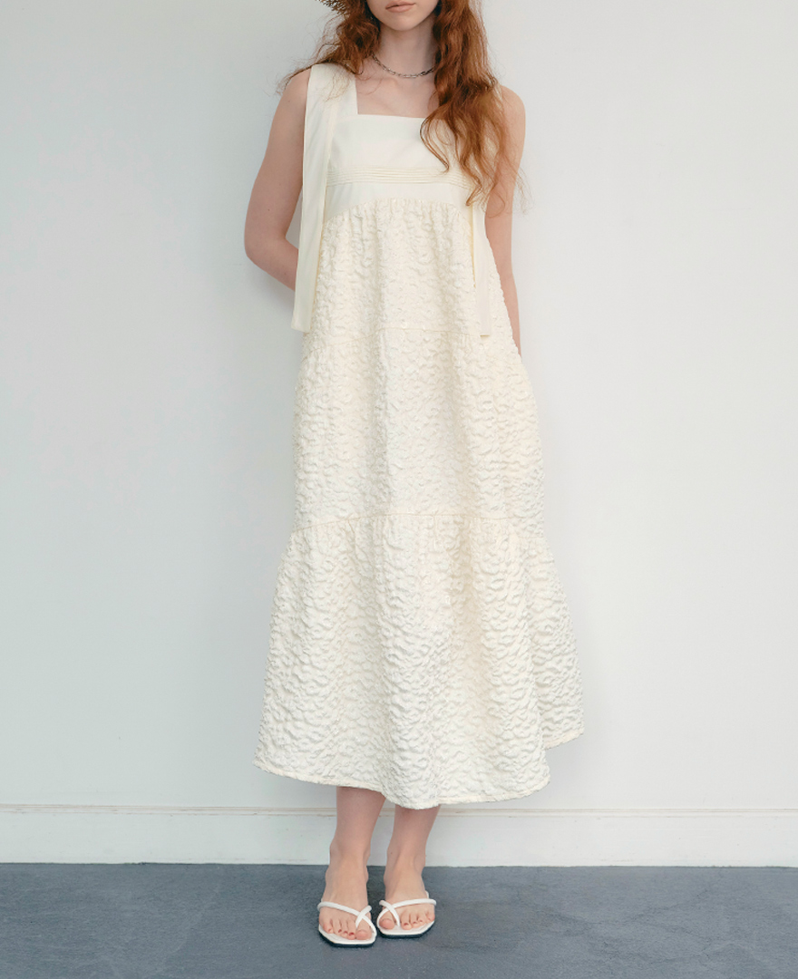 model着用：ティアードワンピース/cotton clouds