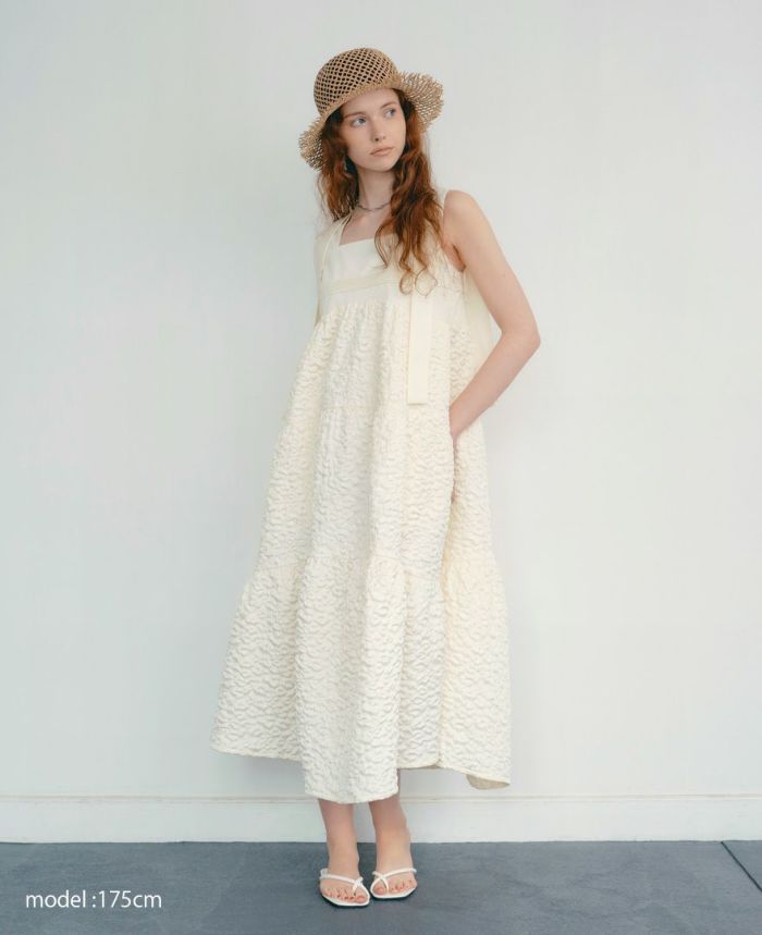 model着用：ティアードワンピース/cotton clouds