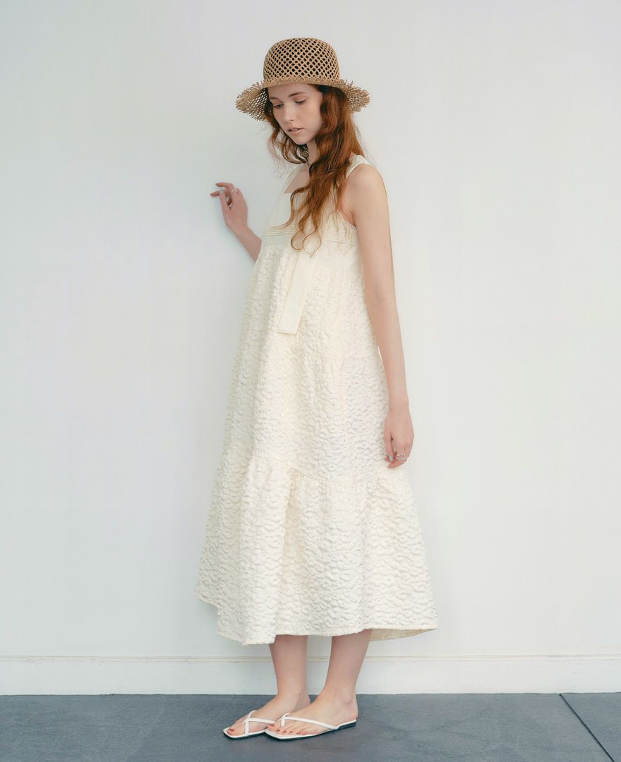 model着用：ティアードワンピース/cotton clouds