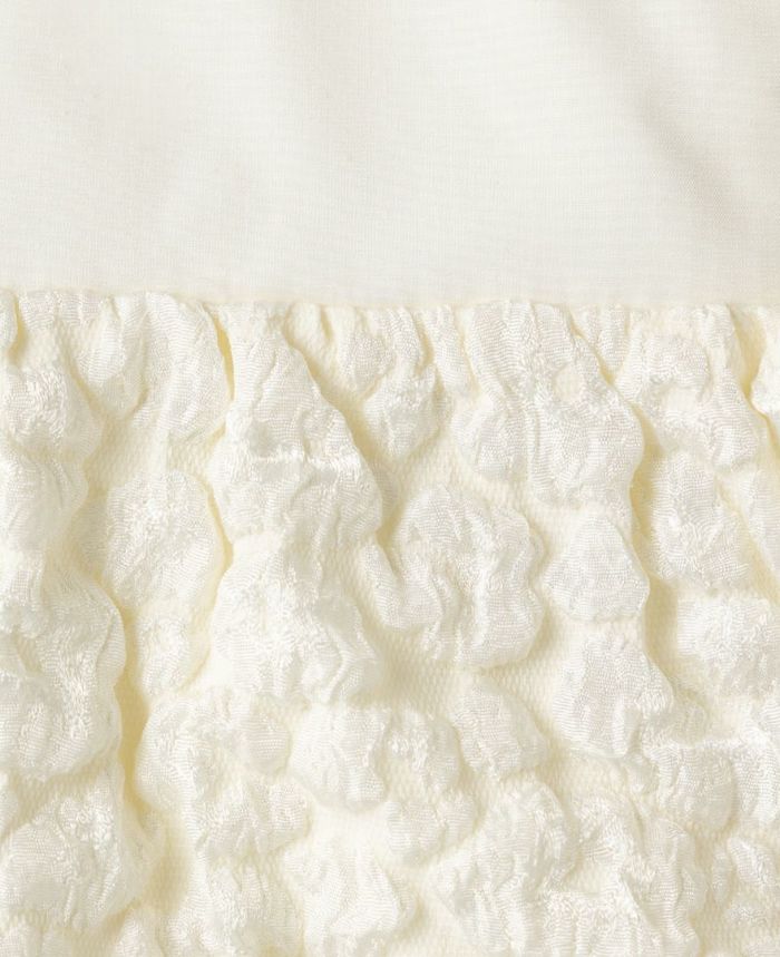 ティアードワンピース 'cotton clouds'の生地アップ画像