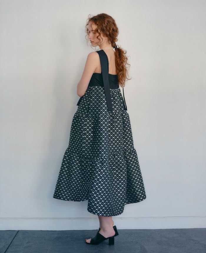 モデル着用：ティアードワンピース/camellia