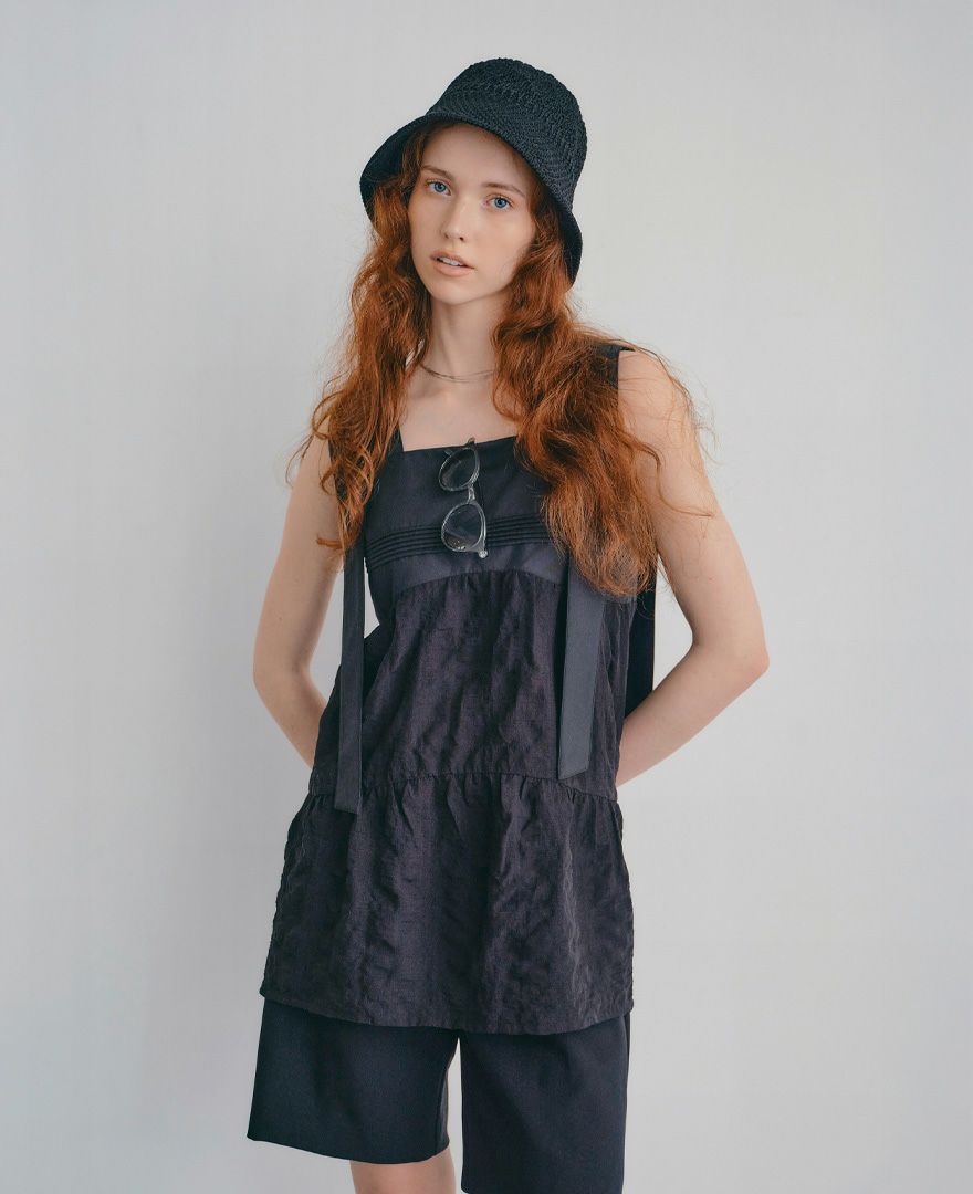 モデル着用：ティアードトップス/countryside