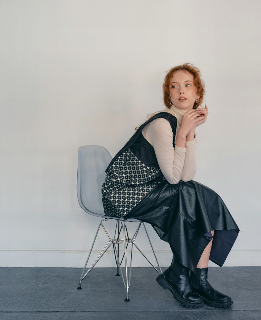 ティアードトップス/camellia