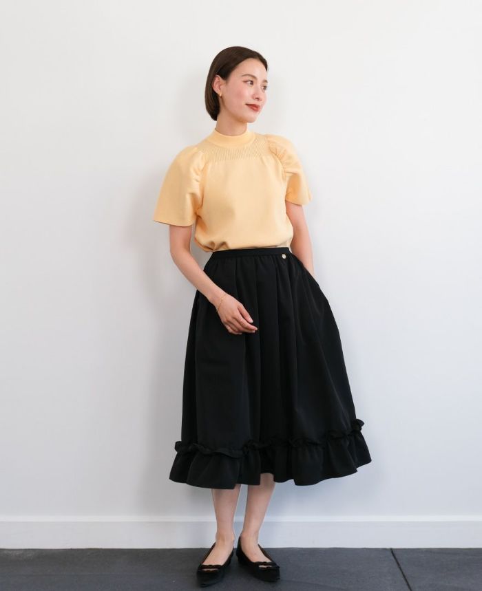 極美品Ted BakerVELVEY パフスリーブ ニット ドレスベイビーブルー パフスリーブニット / TRECODE公式通販 「大人可愛いラクちん