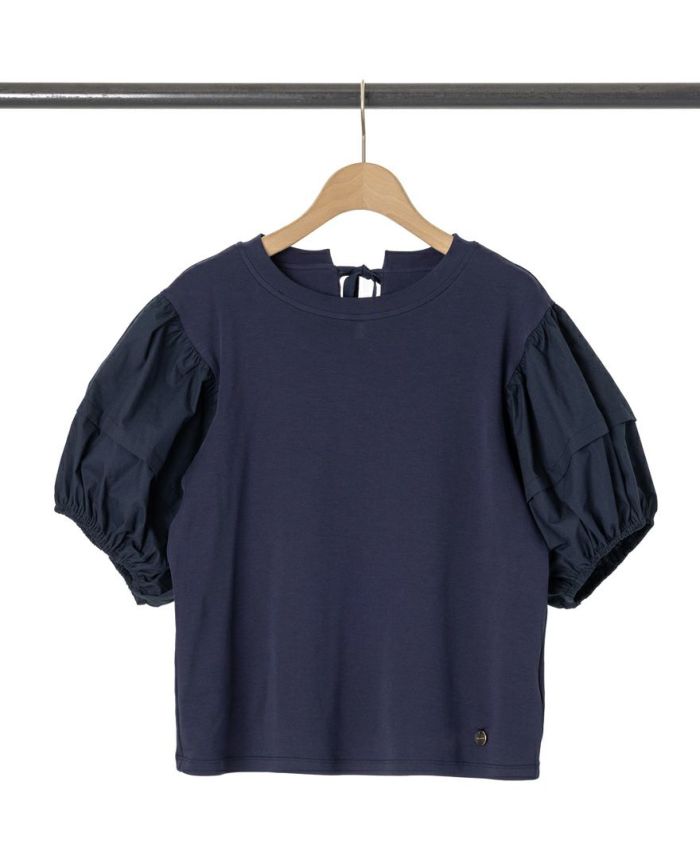 バルーン袖Tシャツオンラインショップ限定色ネイビーの詳細画像