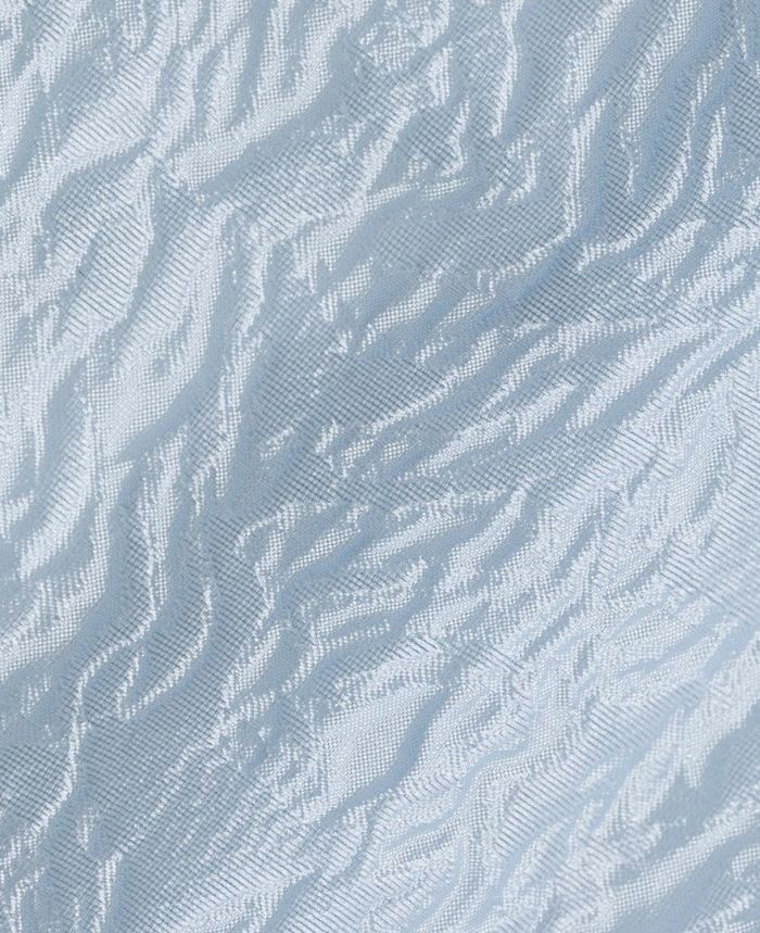 エンボスチュニックブルーの生地詳細画像