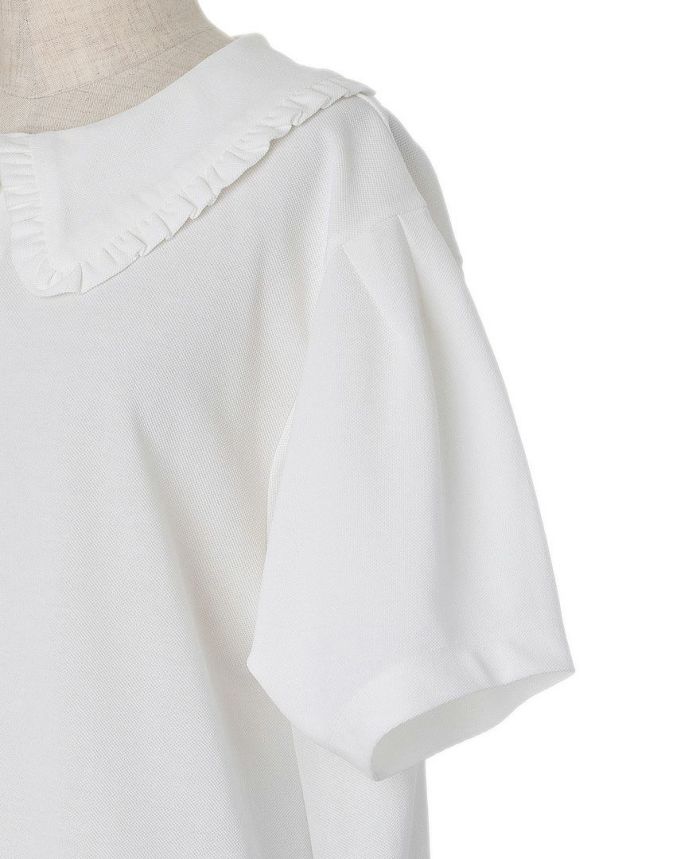 カノコポロシャツ袖部分詳細画像