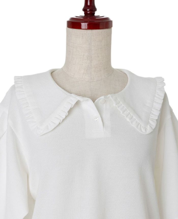 カノコポロシャツ胸元部分詳細画像