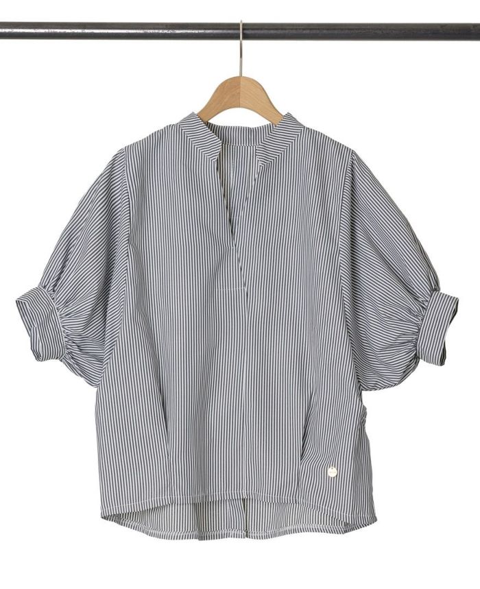 TRECODE（トレコード）のストライプ半袖シャツの詳細