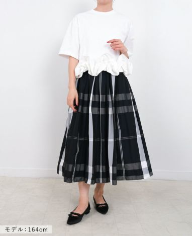 トレコード　片フリル　スカート TRECODE（トレコード）公式オンラインショップ「大人可愛いラク