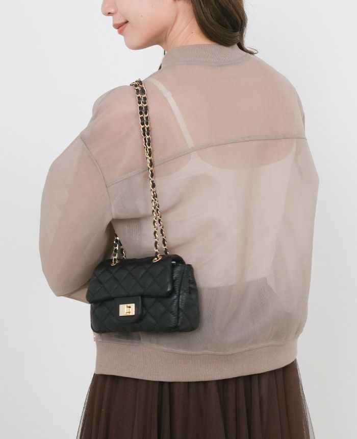 TRECODE（トレコード）のレザーミニチェーンバッグの詳細