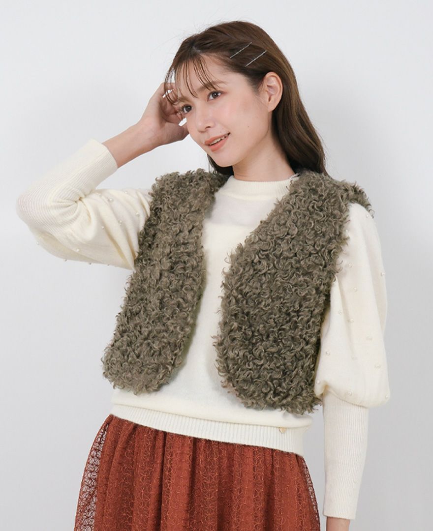 TRECODE（トレコード）のエコファーショートベストの詳細