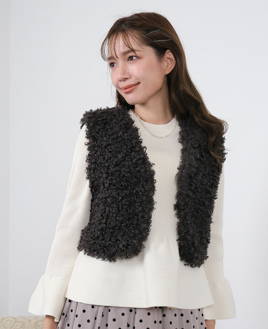 TRECODE（トレコード）のエコファーショートベストの詳細