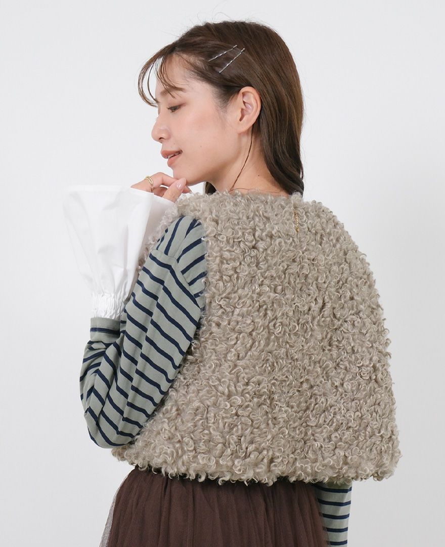 TRECODE（トレコード）のエコファーショートベストの詳細