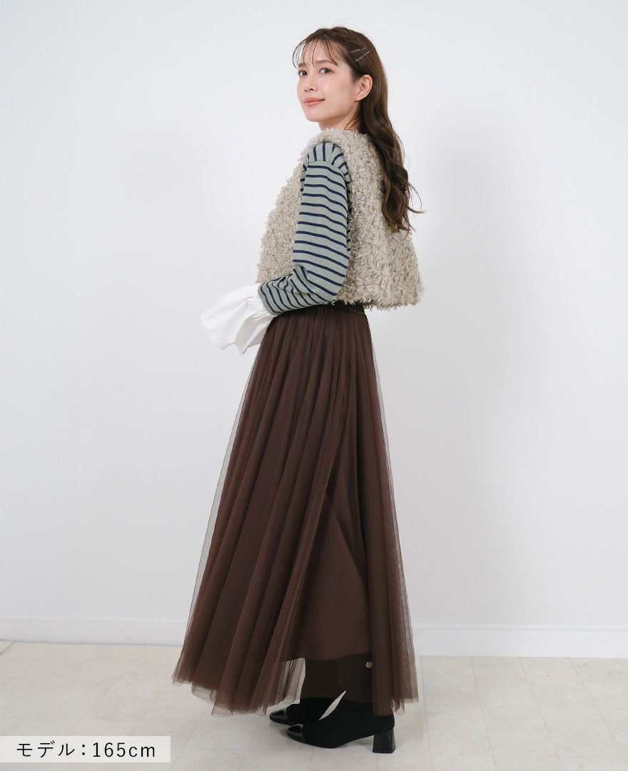 TRECODE（トレコード）のエコファーショートベストの詳細