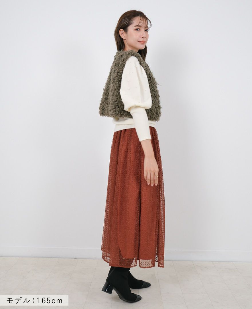 TRECODE（トレコード）のエコファーショートベストの詳細