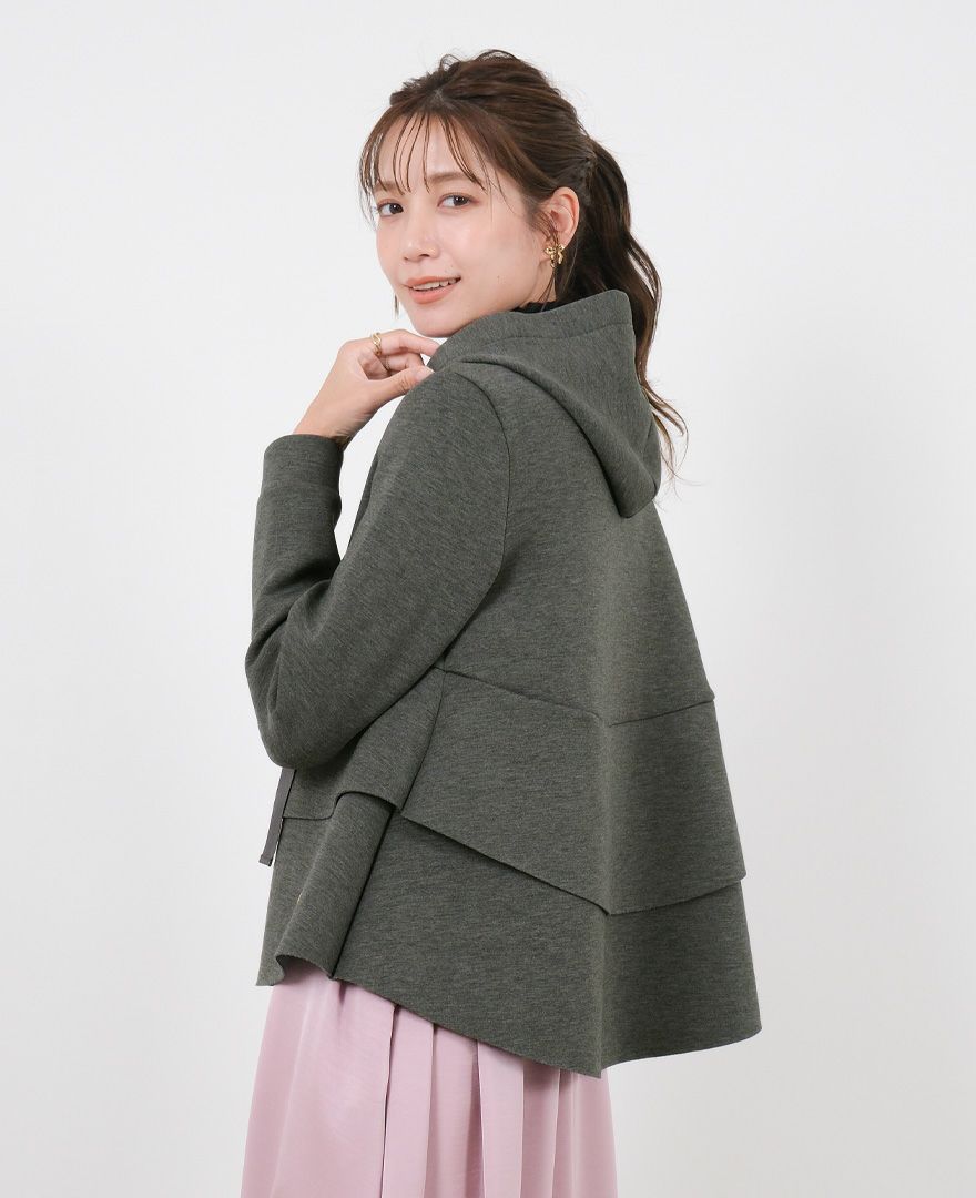 TRECODE（トレコード）の二段フリルパーカーの詳細