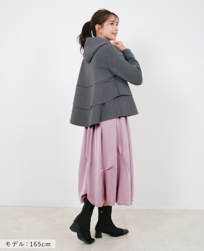 TRECODE（トレコード）の二段フリルパーカーの詳細